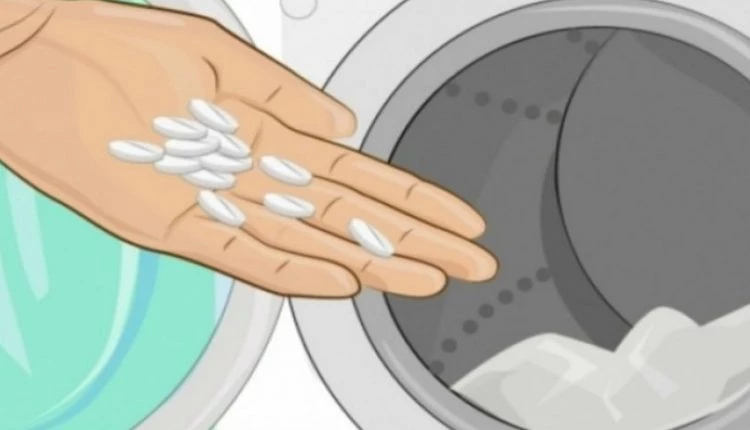 Ρίξτε μια ασπιρίνη στο πλυντήριο ρούχων! Μόλις δείτε τι θα γίνει θα τρίβετε τα μάτια σας